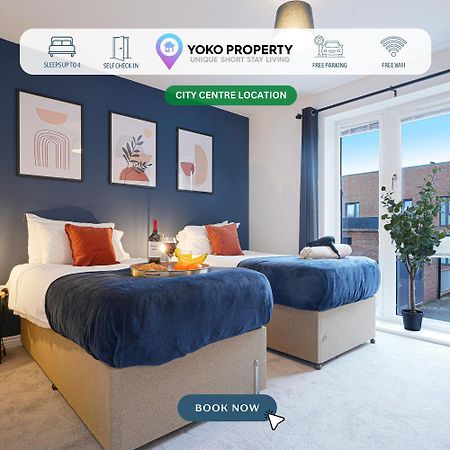 Luxury Campbell Park Apartments In Central Mk With Balcony, Free Parking & Smart Tv With Netflix By Yoko Property ミルトン・ケインズ エクステリア 写真