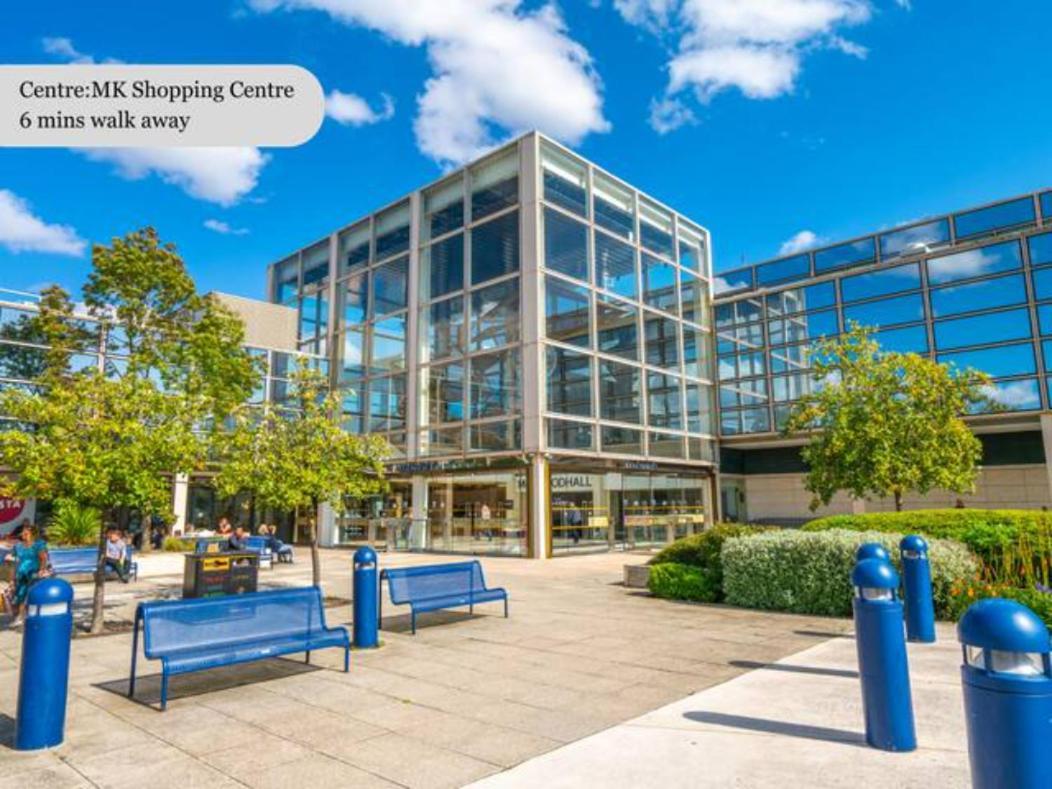 Luxury Campbell Park Apartments In Central Mk With Balcony, Free Parking & Smart Tv With Netflix By Yoko Property ミルトン・ケインズ エクステリア 写真